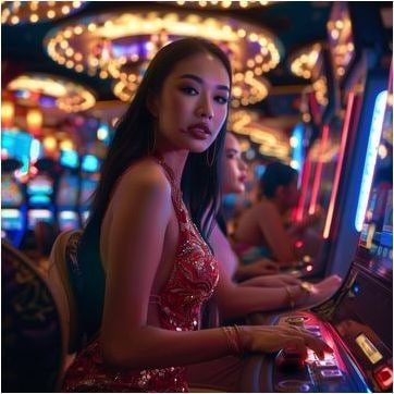 Bàn live casino baccarat với dealer trực tuyến