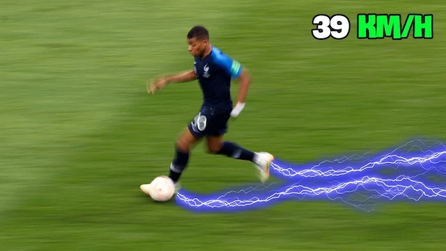 Kylian Mbappé là cầu thủ chạy nhanh nhất thế giới